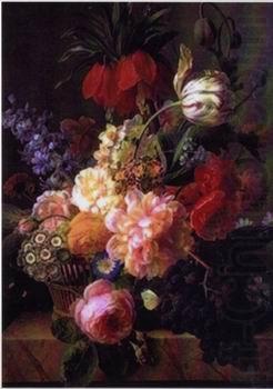 Floral, beautiful classical still life of flowers.064, unknow artist